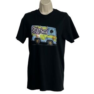 Scooby Doo Mystery Machine Snitches Black Cotton Short Sleeve T-Shirt Small